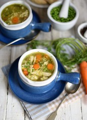 Chicken Soup  with vegetables