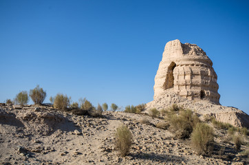 Watchtower Dessert Dunhaung Ancient City Ruins