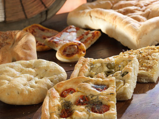 Pane Focaccia pizza tradizionale italiana