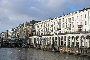 Obraz premium Exploring Hamburg