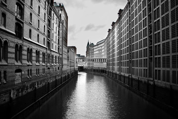 Speicherstadt cityscape in Hamburg