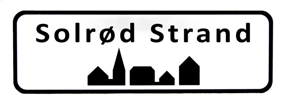 City sign of Solr&oslash;d Strand