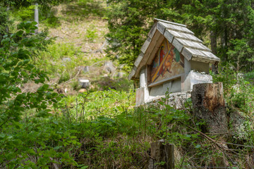 Via Crucis on the Mount Lussari, Italy