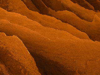 Deserted terrestrial planet