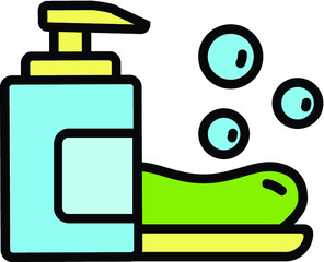 soap icon, clear icon