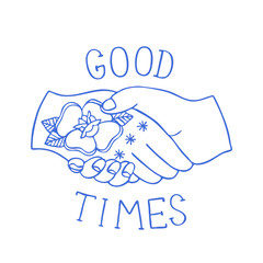 good times illustration traditional tattoo flash