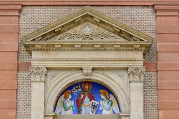 Church of St. Wenceslas on Smichov. Prague. Czech Republic.