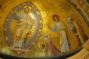 Church of St. Wenceslas on Smichov. Prague. Czech Republic.