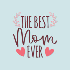 Poster for mom with text