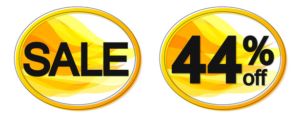 Set Sale banners design template, discount tags, vector illustration