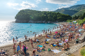  View of the Adriatic coast, Montenegro