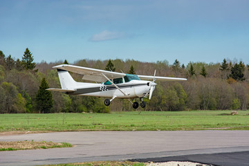 cessna the plane is flying