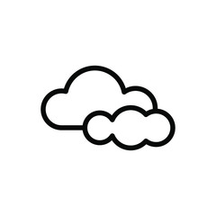 Cloudy icon template