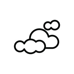 Cloudy icon template