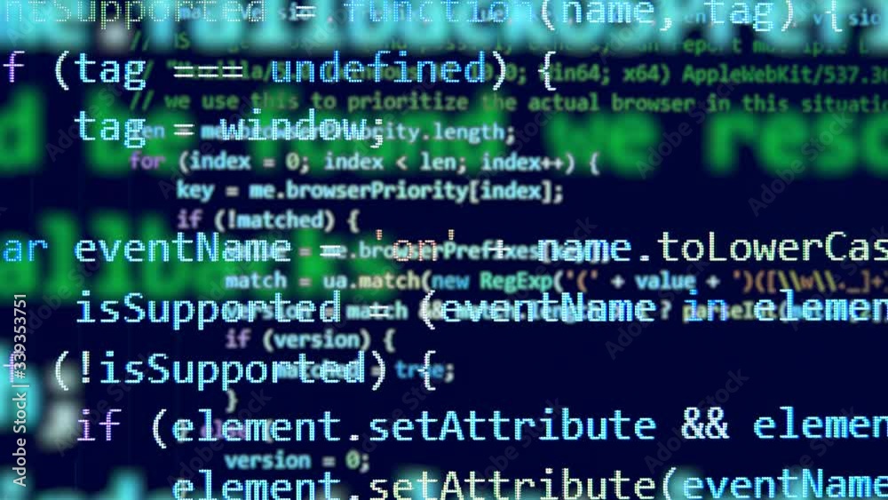 Wall mural encrypted information is appearing on several screen layers
