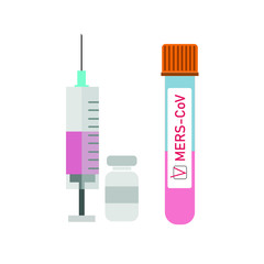Medical syringe with liquid