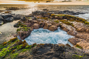 Pele's Well on The Kona Coast Of The Big Island of Hawaii, Hawaii, USA
