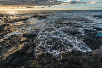 Pele's Well on The Kona Coast Of The Big Island of Hawaii, Hawaii, USA