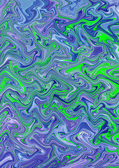 Marble effect painting. Abstract background with liquid paint. 