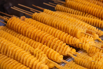 Tornado Potatoes on the Street