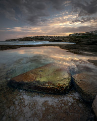Tamarama Beach at sunset, Sydney Australia