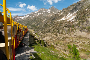 Tren turístico de Artouste en los Pirineos Atlánticos.