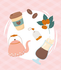 coffee time, teapot coffee tea takeaway cup fresh beverage