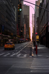 Dawn in new york
