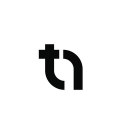 Obraz premium tn nt minimal logo icon desig vector