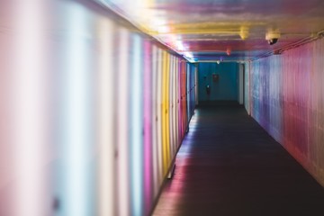 corridor of a modern building
