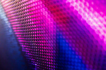 CloseUp LED blurred screen. LED soft focus background. abstract background ideal for design.