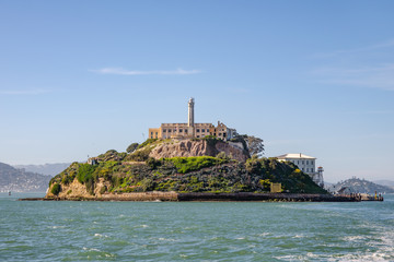 View of Alcatraz Island in San Francisco