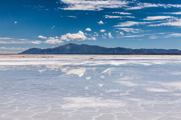 Fototapeta na wymiar big salt flat in jujuy argentina
