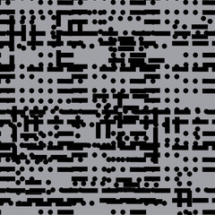 Morse Code seamless geometric pattern © Ken