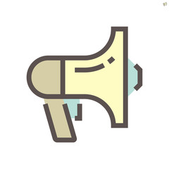 Megaphone vector icon