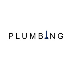 Plumbing Logo With Vacuum Symbol
