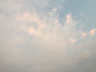 beautiful sky on a clear weather day
