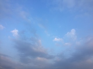 beautiful sky on a clear weather day