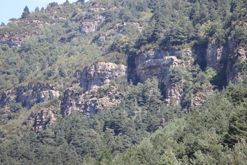 paysage ville de Canfranc Pyrénées Espagne