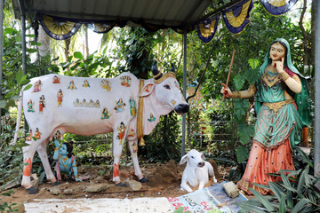 Gupta Vrindavan in Puri, Odisha, India. Sri Goura Bihar Ashrama. Interesting tourist place of Puri. Tourist spot in Puri Gupta Brindaban.