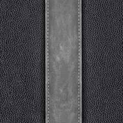 stitched brown leather background