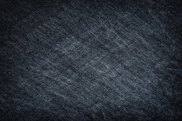 Dark grey stone / black slate stone background or texture
