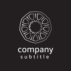logo ornament gold
