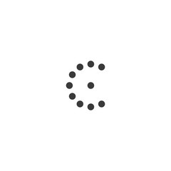 Abstract dots logo