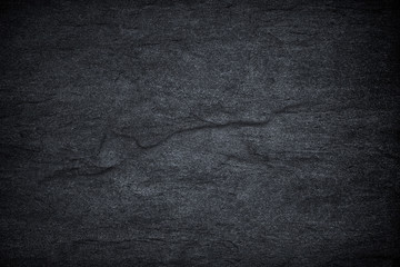 Dark grey black slate background or texture