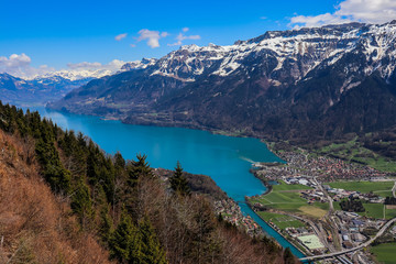 High View of Lake Brienz from Harder Kulm