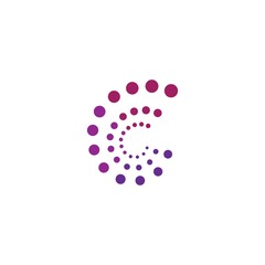 Abstract dots logo