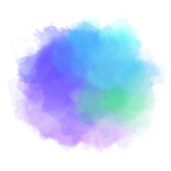 blue
purple and green watercolor brush background