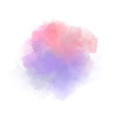 Fototapeta premium purple and red pastel watercolor brush background