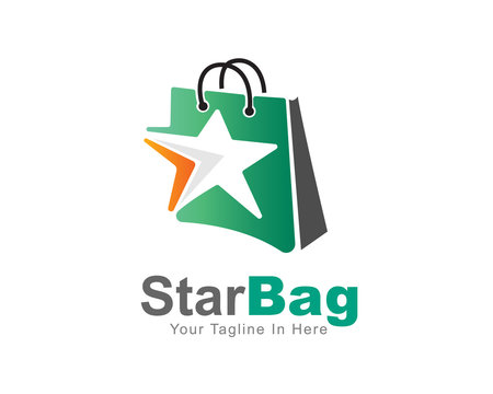simple Star bag logo design inspiration